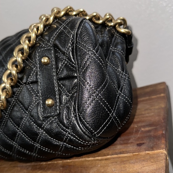 Y2K Marc Jacobs Black Quilted Stam Bag Purse - Picture 11 of 16